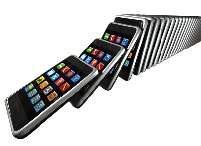 Touch screen phones